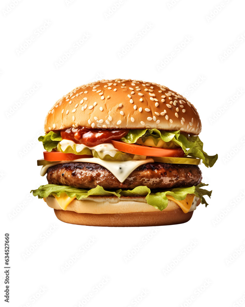 tasty beef burger with cheese and salad tasty beef burger with cheese and salad
