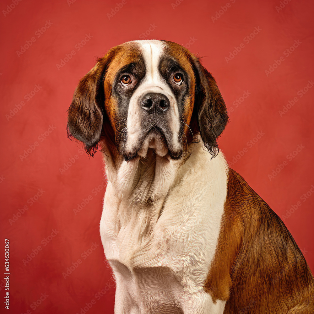 A brave and compassionate St. Bernard saves a traveler. A brave and compassionate St. Bernard saves a traveler.