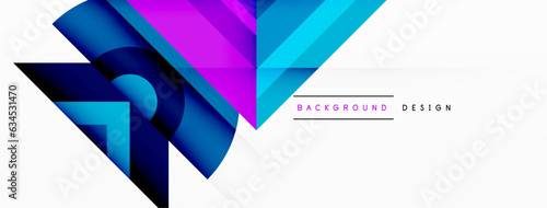 Visually captivating background design showcasing dynamic geometric lines, triangles, and squares. This composition blends precision and movement, creating an engaging graphic with a modern aesthetic