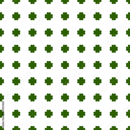 Seamless St. Patrick's Day pattern, transparent background, PNG illustration