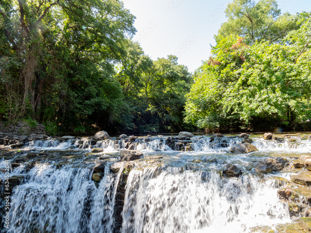 Sunny view of the landscape of Prairie Creek Park