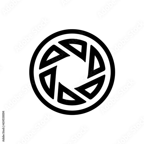 camera photography icon symbol image vector. Illustration of multimedia photographic lens grapich design image.