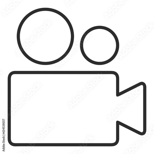 camera photography icon symbol image vector. Illustration of multimedia photographic lens grapich design image.