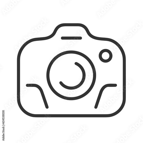 camera photography icon symbol image vector. Illustration of multimedia photographic lens grapich design image.