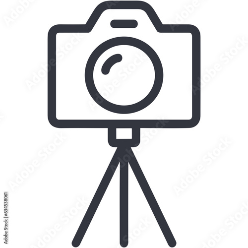 camera photography icon symbol image vector. Illustration of multimedia photographic lens grapich design image.