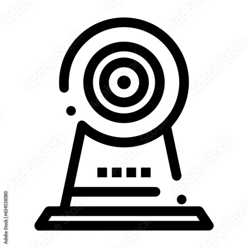 camera photography icon symbol image vector. Illustration of multimedia photographic lens grapich design image.