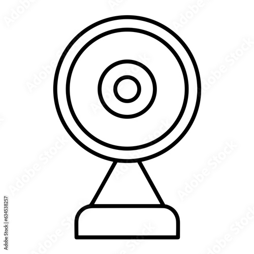camera photography icon symbol image vector. Illustration of multimedia photographic lens grapich design image.