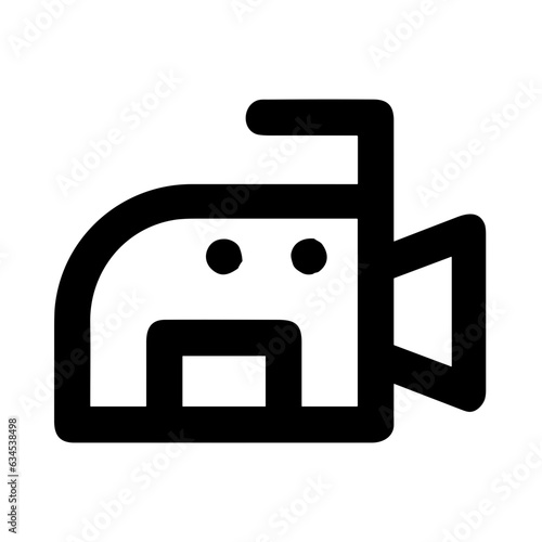 camera photography icon symbol image vector. Illustration of multimedia photographic lens grapich design image.