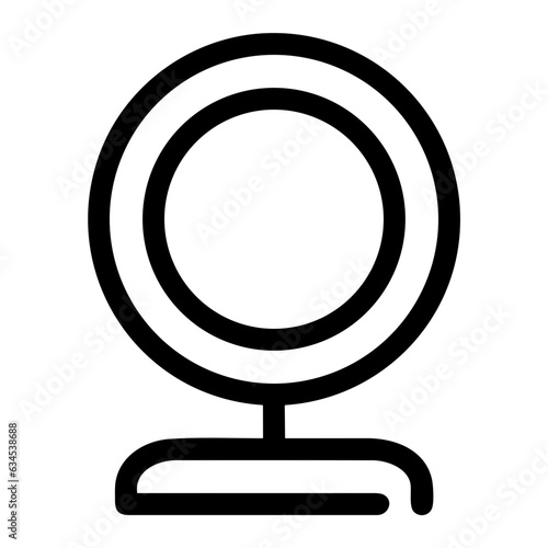 camera photography icon symbol image vector. Illustration of multimedia photographic lens grapich design image.