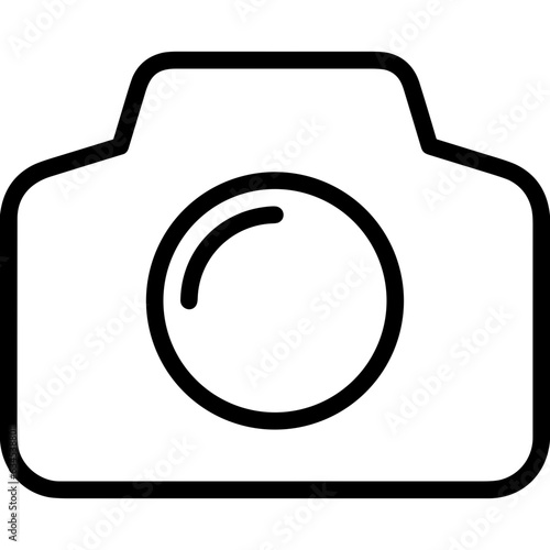 camera photography icon symbol image vector. Illustration of multimedia photographic lens grapich design image.