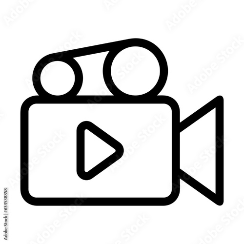 camera photography icon symbol image vector. Illustration of multimedia photographic lens grapich design image.