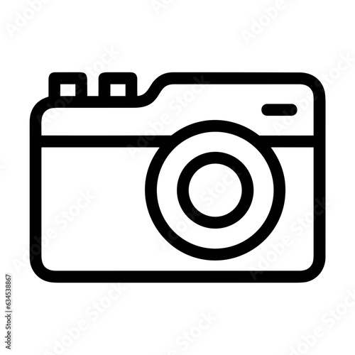 camera photography icon symbol image vector. Illustration of multimedia photographic lens grapich design image.