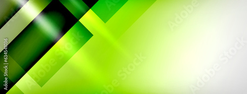 Light and shadow squares and lines abstract background