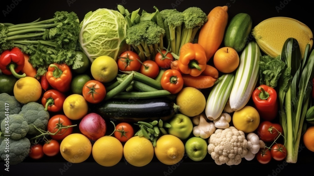 Top view various fresh vegetables for vegetarian nutrition concept. Top view various fresh vegetables for vegetarian nutrition concept.