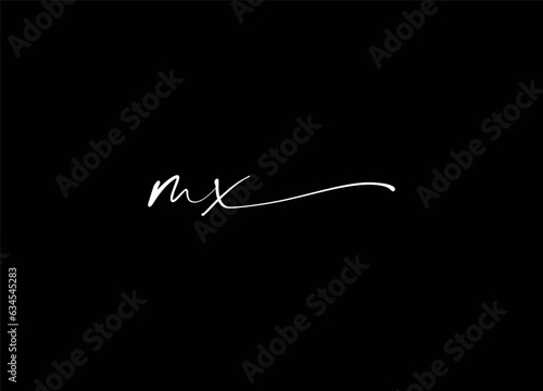 MX Initial letter logo design and monogram logo