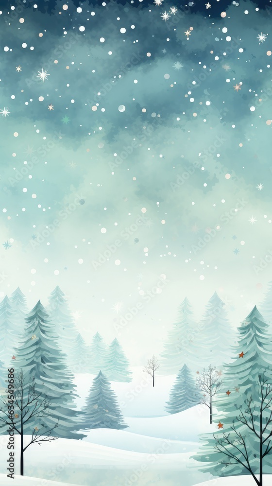 cute christmas banner background