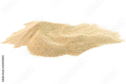 Pile of Sand Isolated on White Background