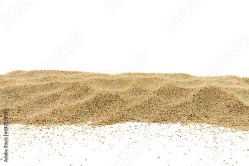Pile of Sand Isolated on White Background