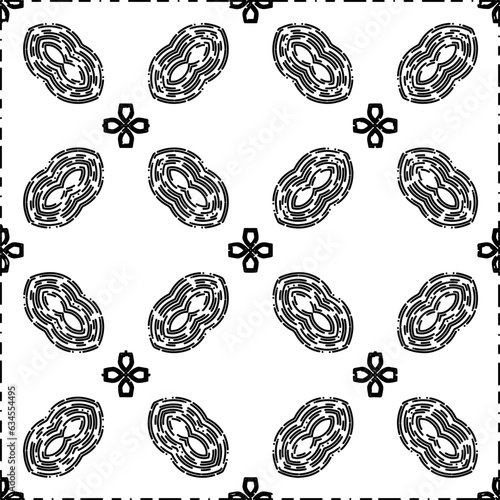 White background with black Dashes lines. Plain background with  simpe pattern. Black and white color. Abstract background for web page, textures, card, poster, fabric, textile.