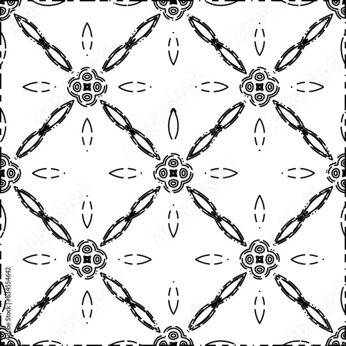 White background with black Dashes lines. Plain background with  simpe pattern. Black and white color. Abstract background for web page, textures, card, poster, fabric, textile.