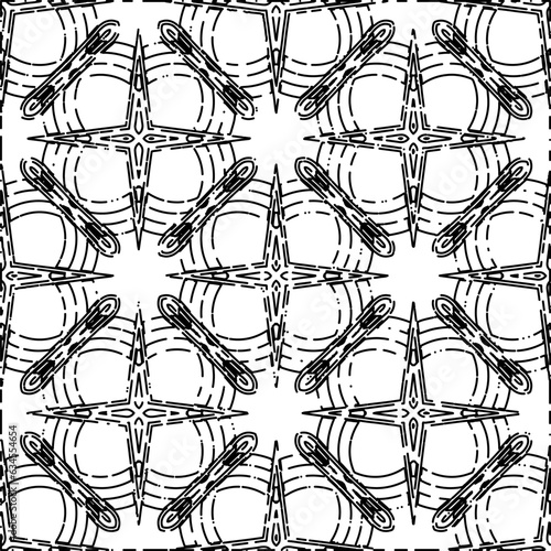 White background with black Dashes lines. Plain background with  simpe pattern. Black and white color. Abstract background for web page, textures, card, poster, fabric, textile.