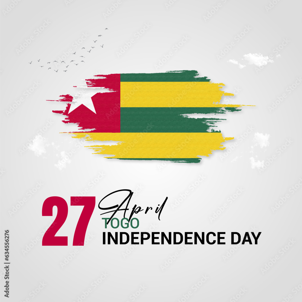 Obraz premium Togo independence day design