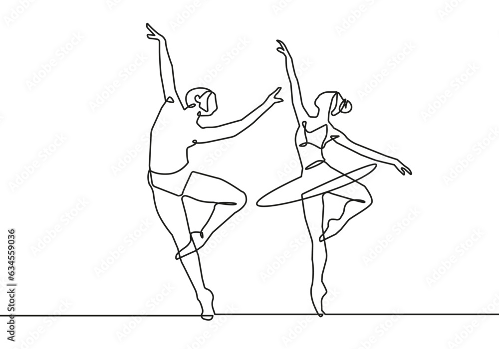 Ballet Dancers Continuous One Line Drawing. Dancers Couple. Ballet Creative Contemporary Abstract Line Drawing. Dancing Beauty Fashion Vector Minimalist Design for Wall Art, Print, Card, Poster. Ballet Dancers Continuous One Line Drawing. Dancers Couple. Ballet Creative Contemporary Abstract Line Drawing. Dancing Beauty Fashion Vector Minimalist Design for Wall Art, Print, Card, Poster.