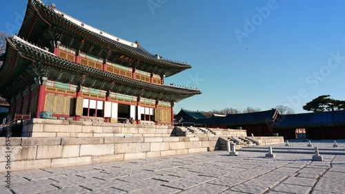 Gyeongbokgung palace in Seoul South korea