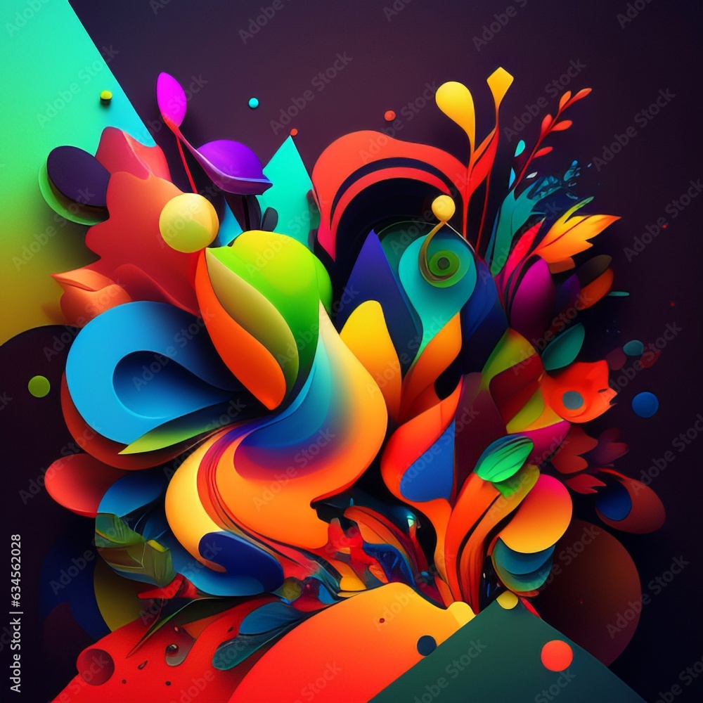 smoth abstract background color explosion