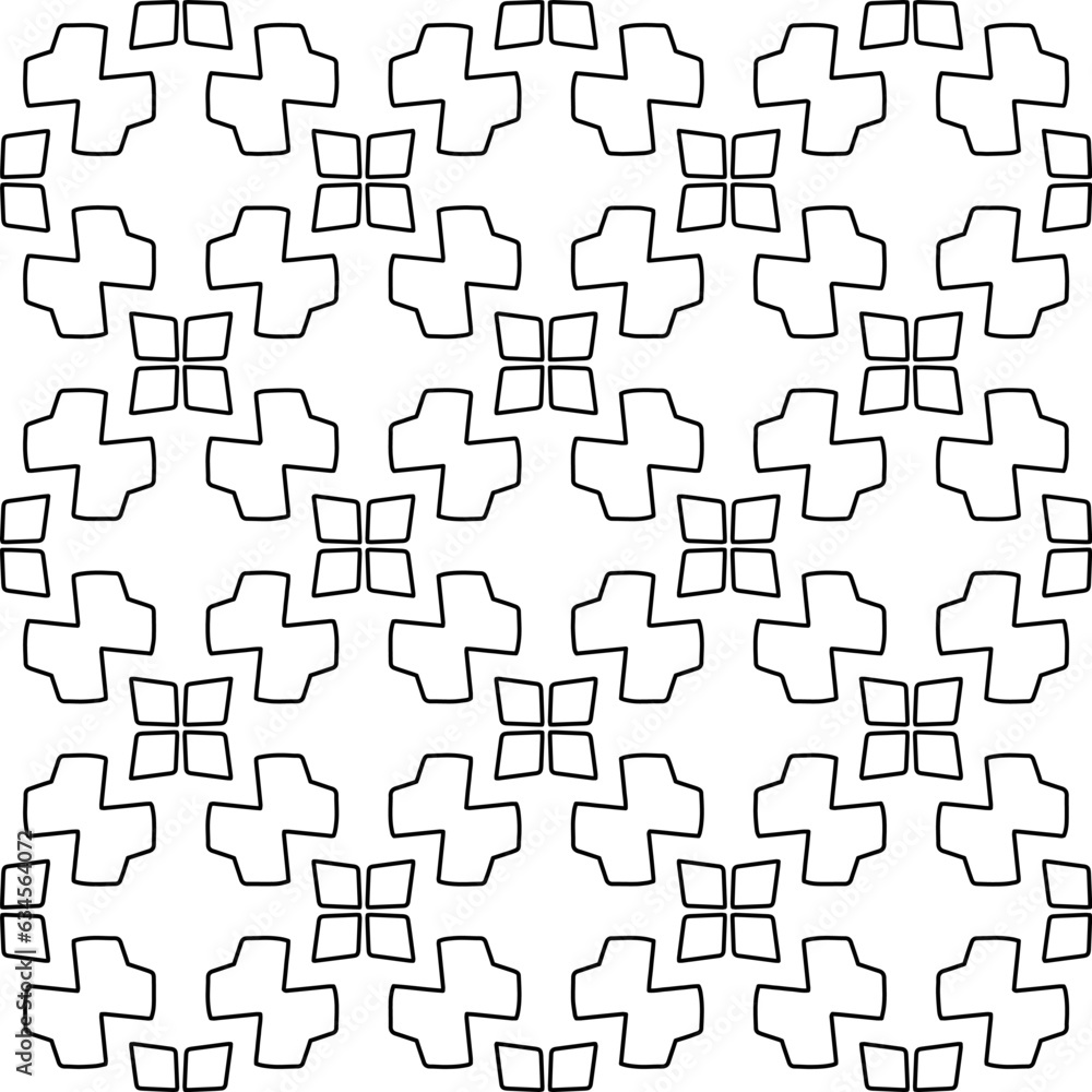 Abstract background with figures from lines. black and white pattern for web page, textures, card, poster, fabric, textile. Monochrome graphic repeating design.
Abstract background with figures from lines. black and white pattern for web page, textures, card, poster, fabric, textile. Monochrome graphic repeating design.