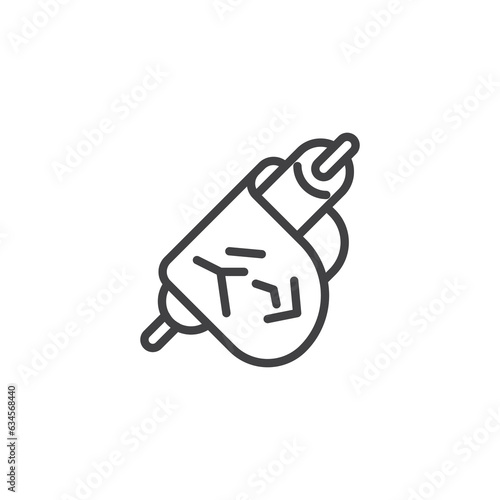 Shortcrust Pastry line icon