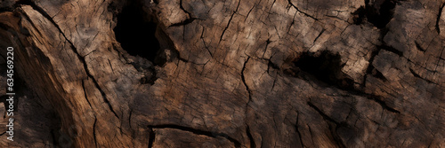 Cracked old ancient wood, brown, background