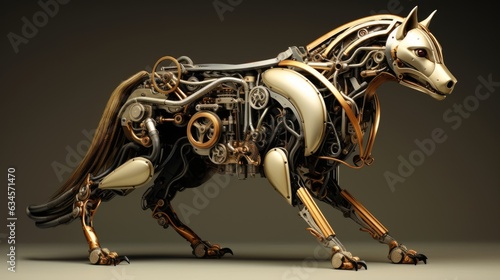 Mechanical Menagerie  A collection of mechanical animals  each with its own unique features and functions   generative AI