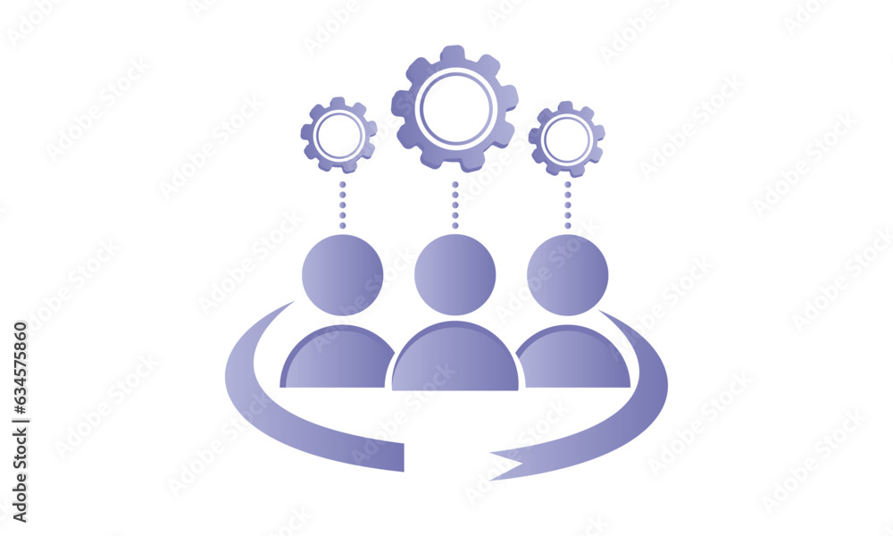 Human resources icon.on white background.Vector Design Illustration. Human resources icon.on white background.Vector Design Illustration.