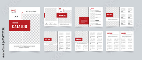 Modern furniture product catalog design or catalog layout design 12 Pages design A4 size