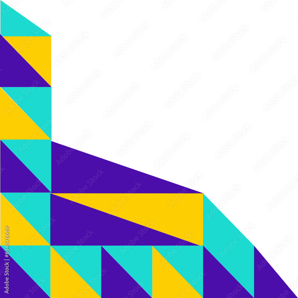 Obraz premium Geomaetric Triangle Corner