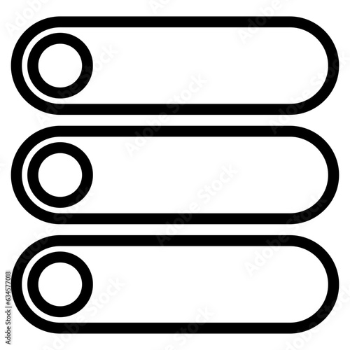 toggle button