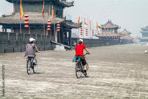 Xian City Wall at Xian, China, September 1, 2007