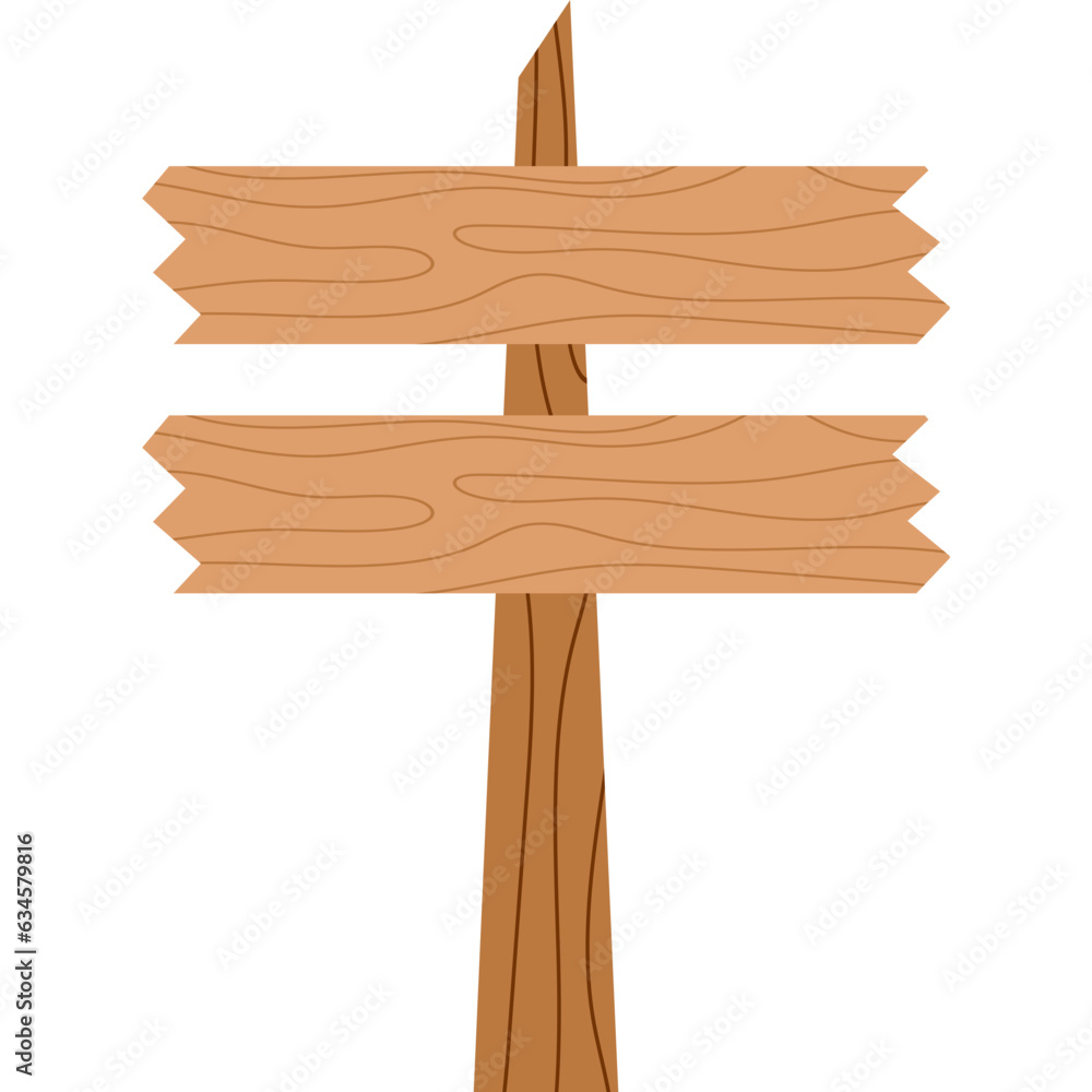 Fototapeta premium Wooded Board Sign