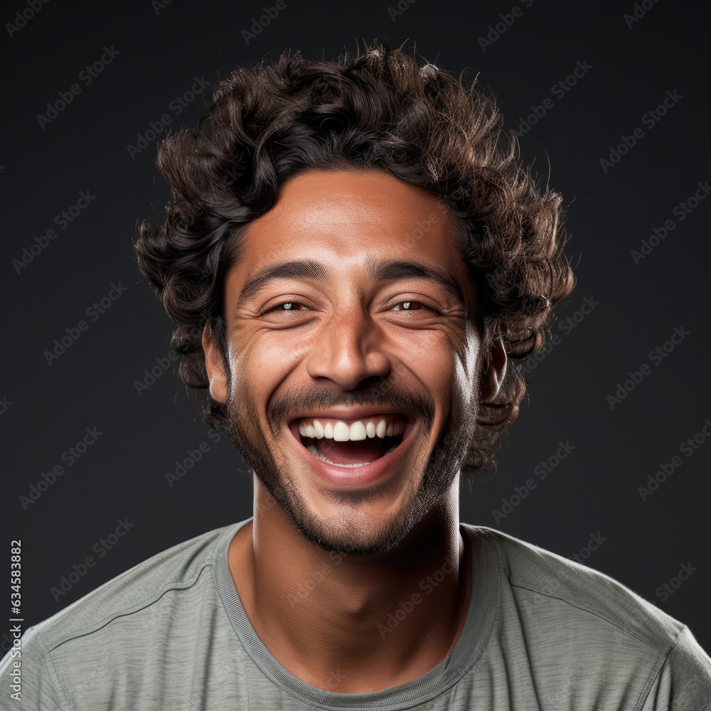 A professional studio head shot of a 29-year-old Bangladeshi man radiating joy. A professional studio head shot of a 29-year-old Bangladeshi man radiating joy.