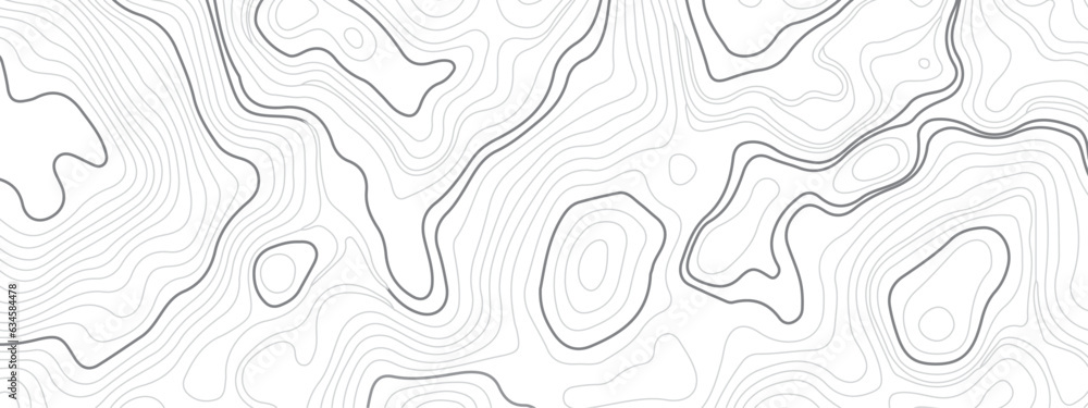 Abstract wavy topographic map contour, lines Pattern background. Wavy curve lines banner design. Topographic map and landscape terrain texture grid. Vector illustration. Abstract wavy topographic map contour, lines Pattern background. Wavy curve lines banner design. Topographic map and landscape terrain texture grid. Vector illustration.