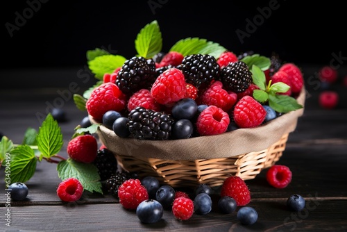 Fresh Berries Basket Mix