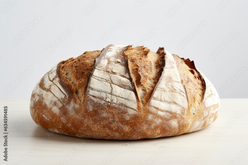 Artisan Bread on White Background Artisan Bread on White Background