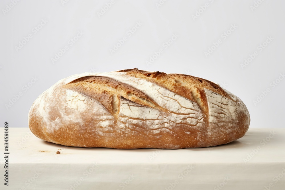 Artisan Bread on White Background Artisan Bread on White Background