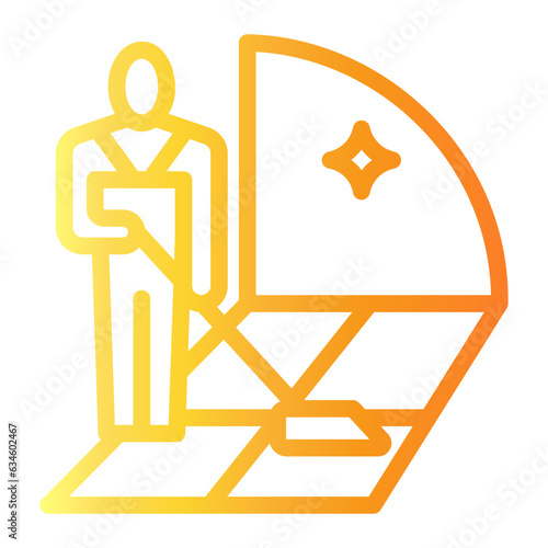 cleaning floor icon