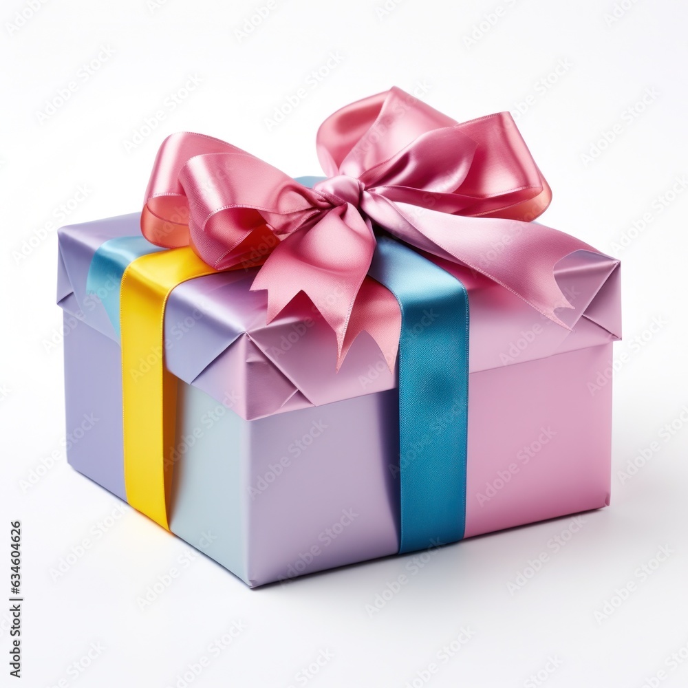 Luxurious gift isolated on white background Luxurious gift isolated on white background