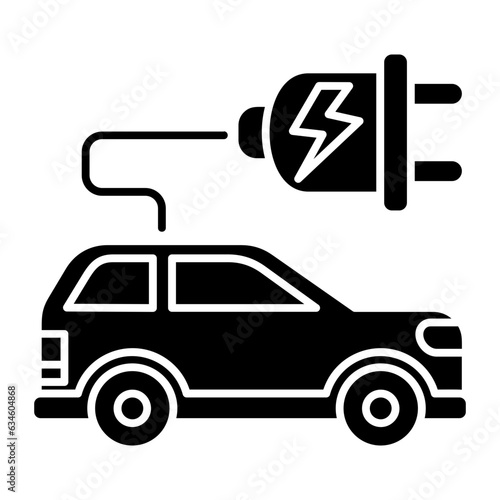 Electric Car Icon