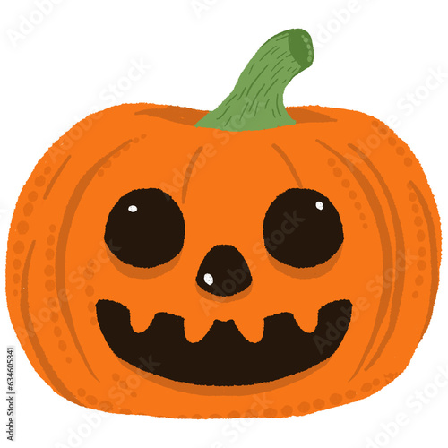 Halloween pumpkin face. Jack-o-lantern