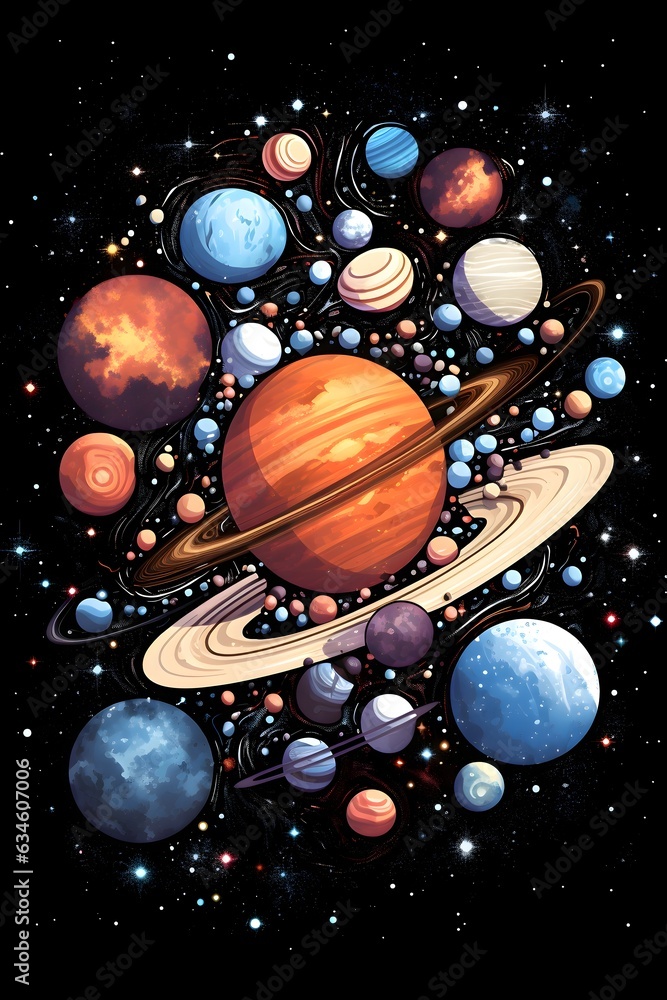 planets and space