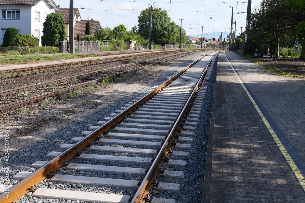 Fototapeta premium Schienennetz der ÖBB